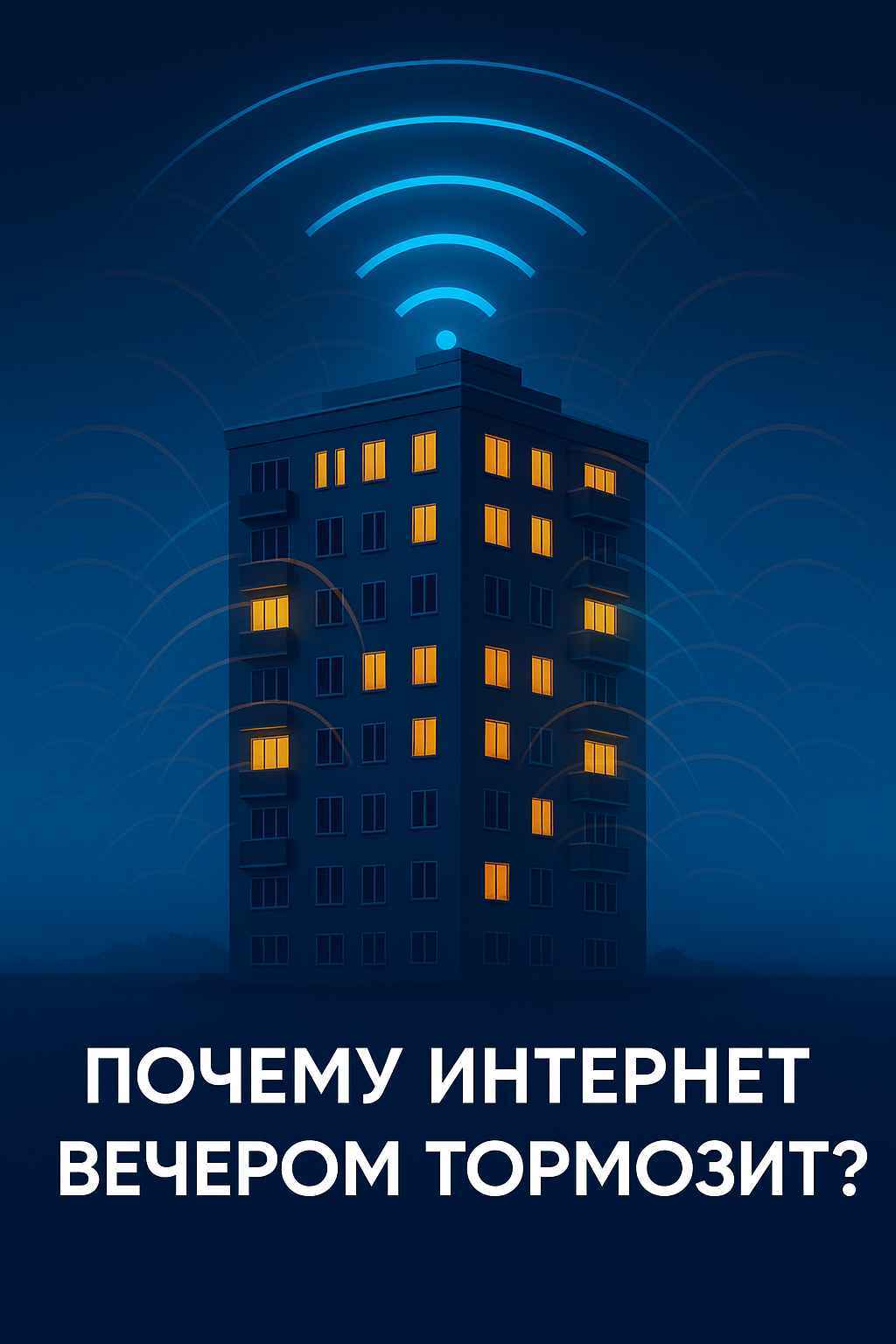 Интернет вечером тормозит