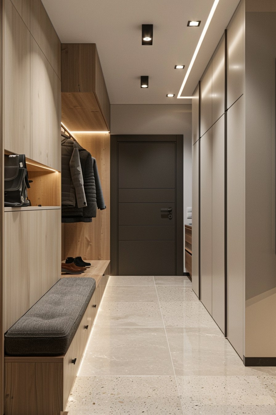 Дизайн коридора в квартире в современном стиле