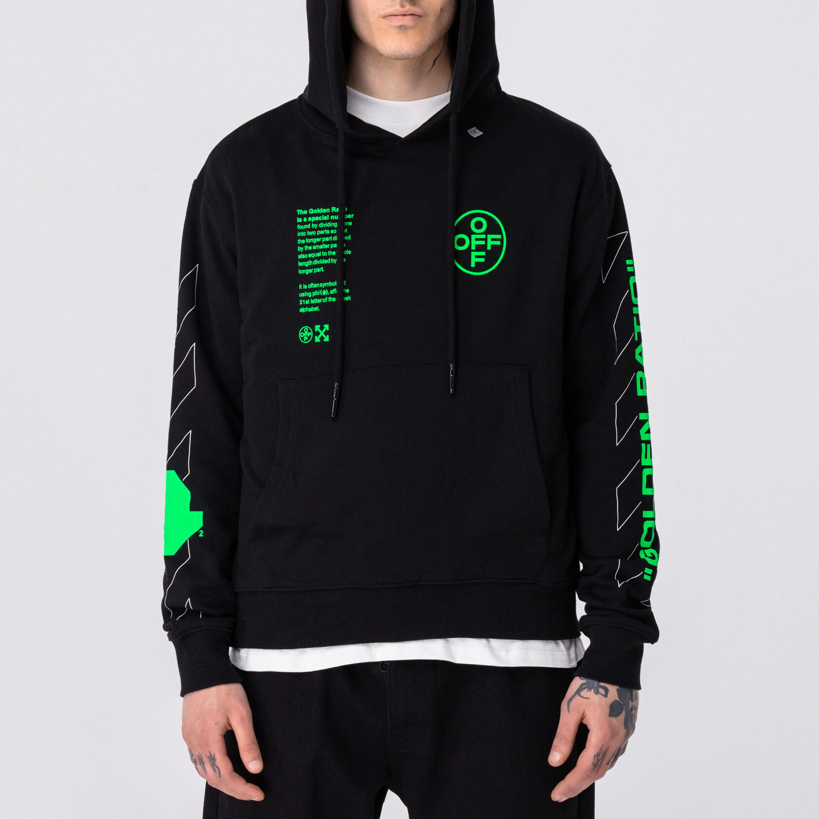 off white arch shapes hoodie