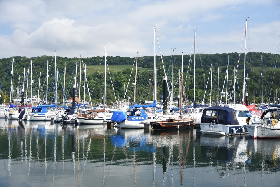 masts reflection