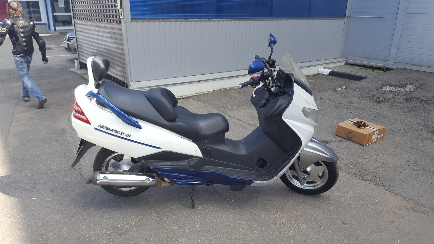 мотозвук в suzuki skywave