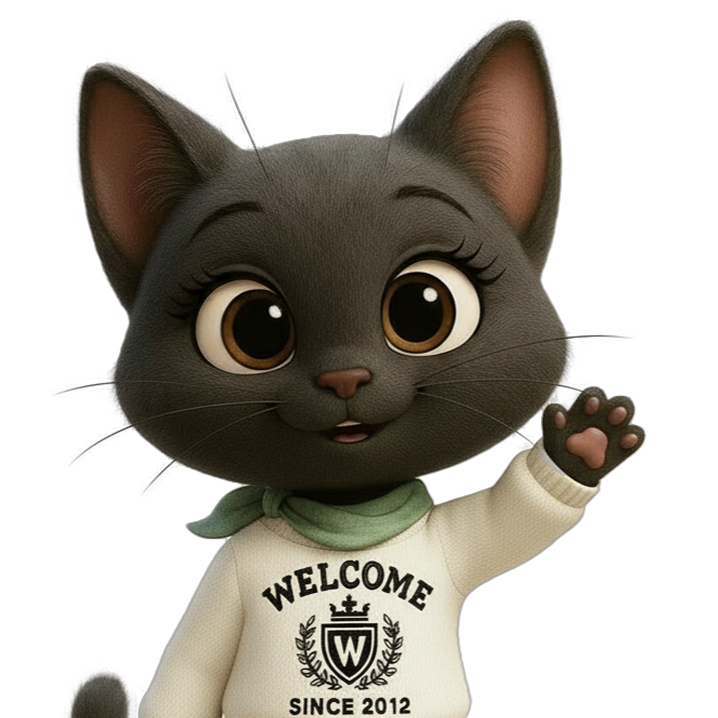 Кот дарит любовь