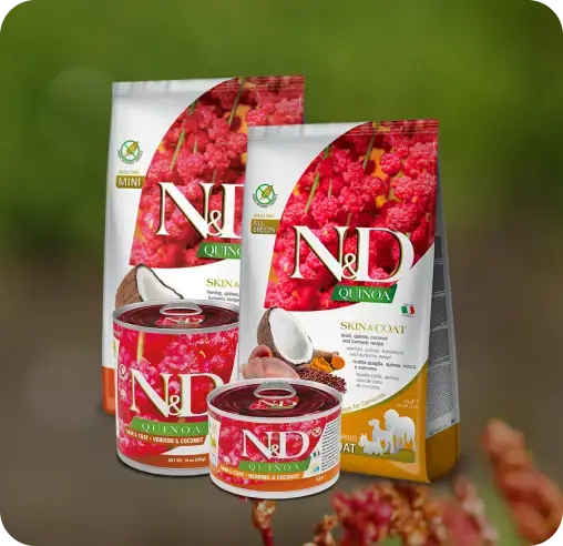 Линейка кормов Farmina N&D Quinoa