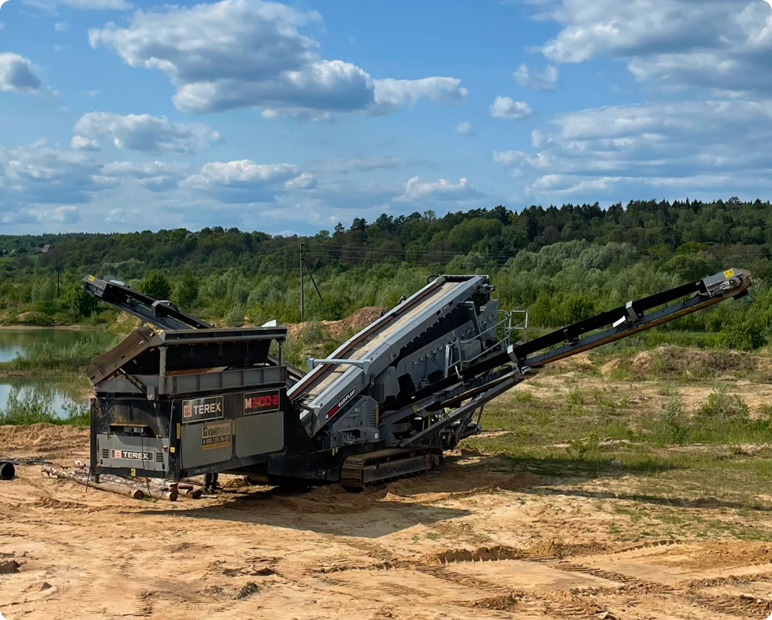 Аренда грохота TEREX М2100-2