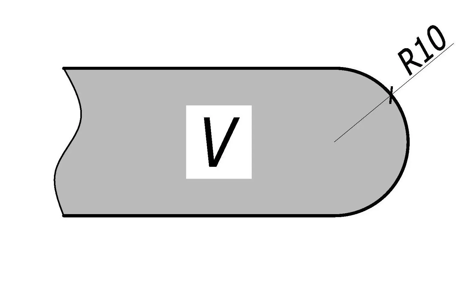V