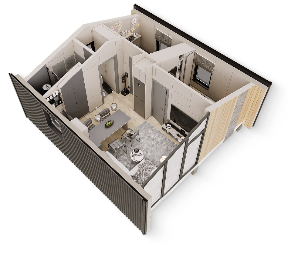 Планировка UNO 36 — вариант 2