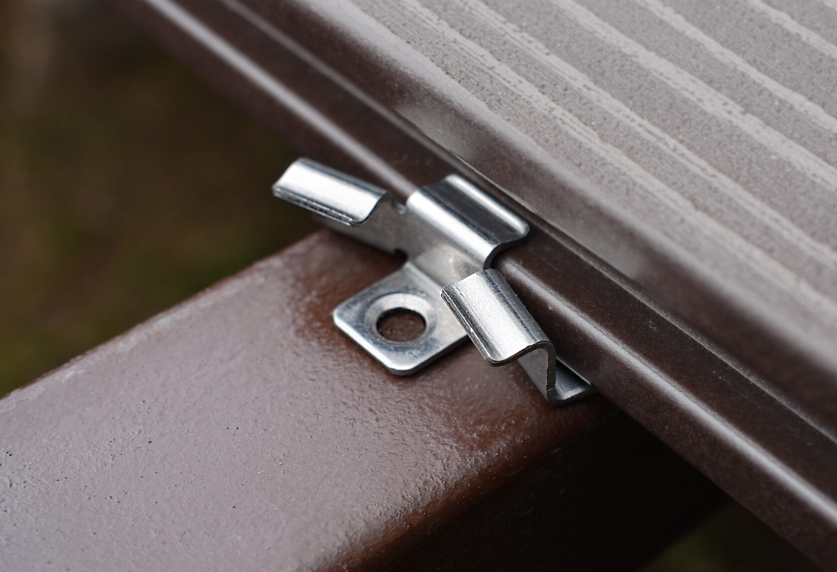 UNODECK. Кляймер из нержавеющей стали для крепления террасной доски