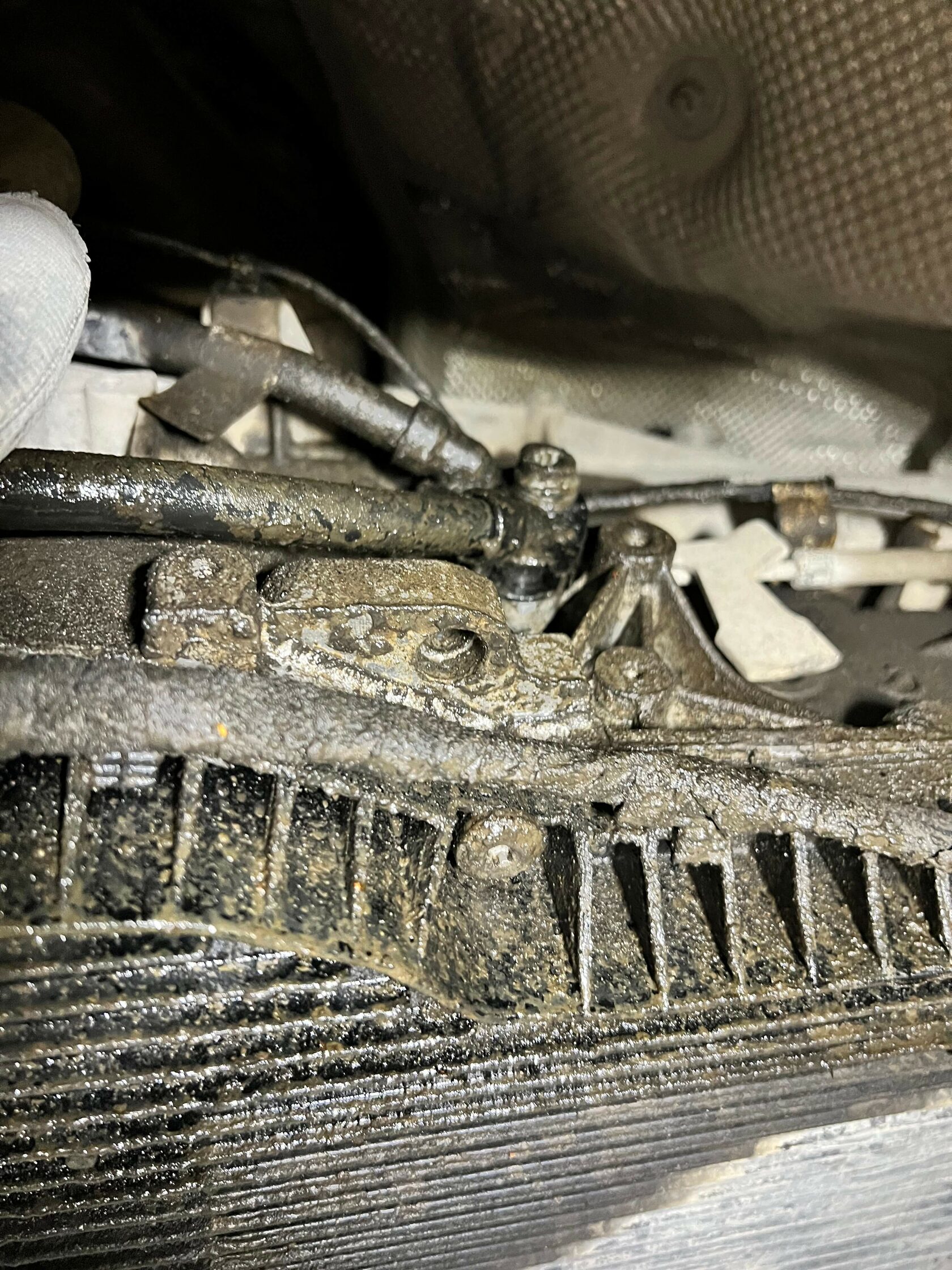 Диагностика утечек Течь колец патрубков охлаждения АКПП