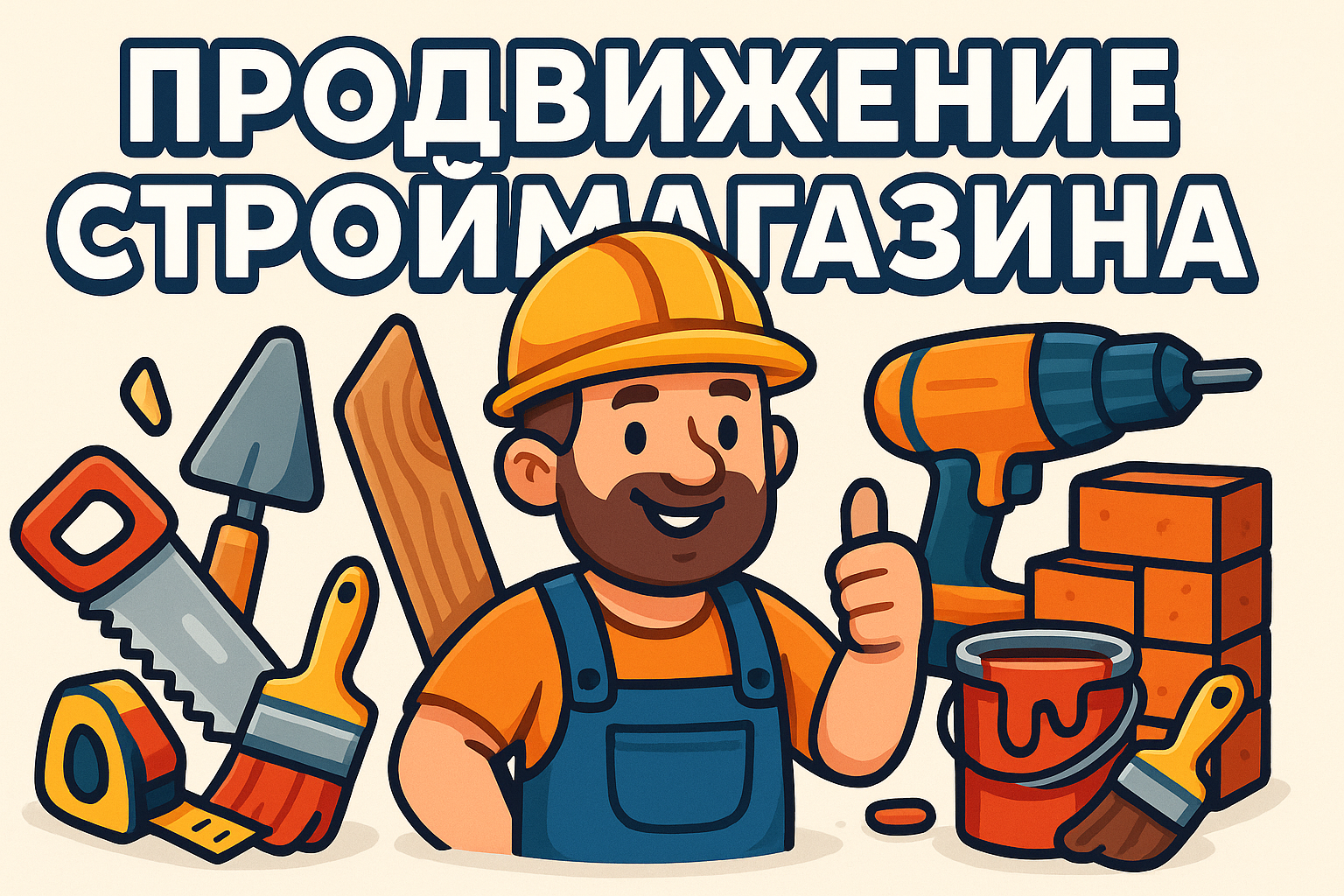 продвижения и реклама строительного магазина