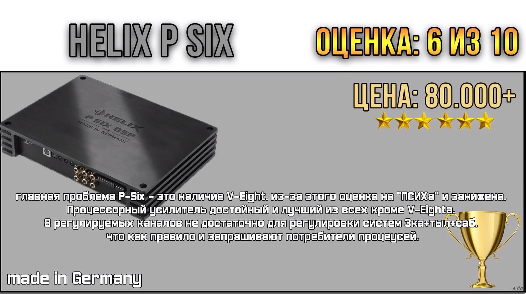 helix p six dsp отзывы сравнения