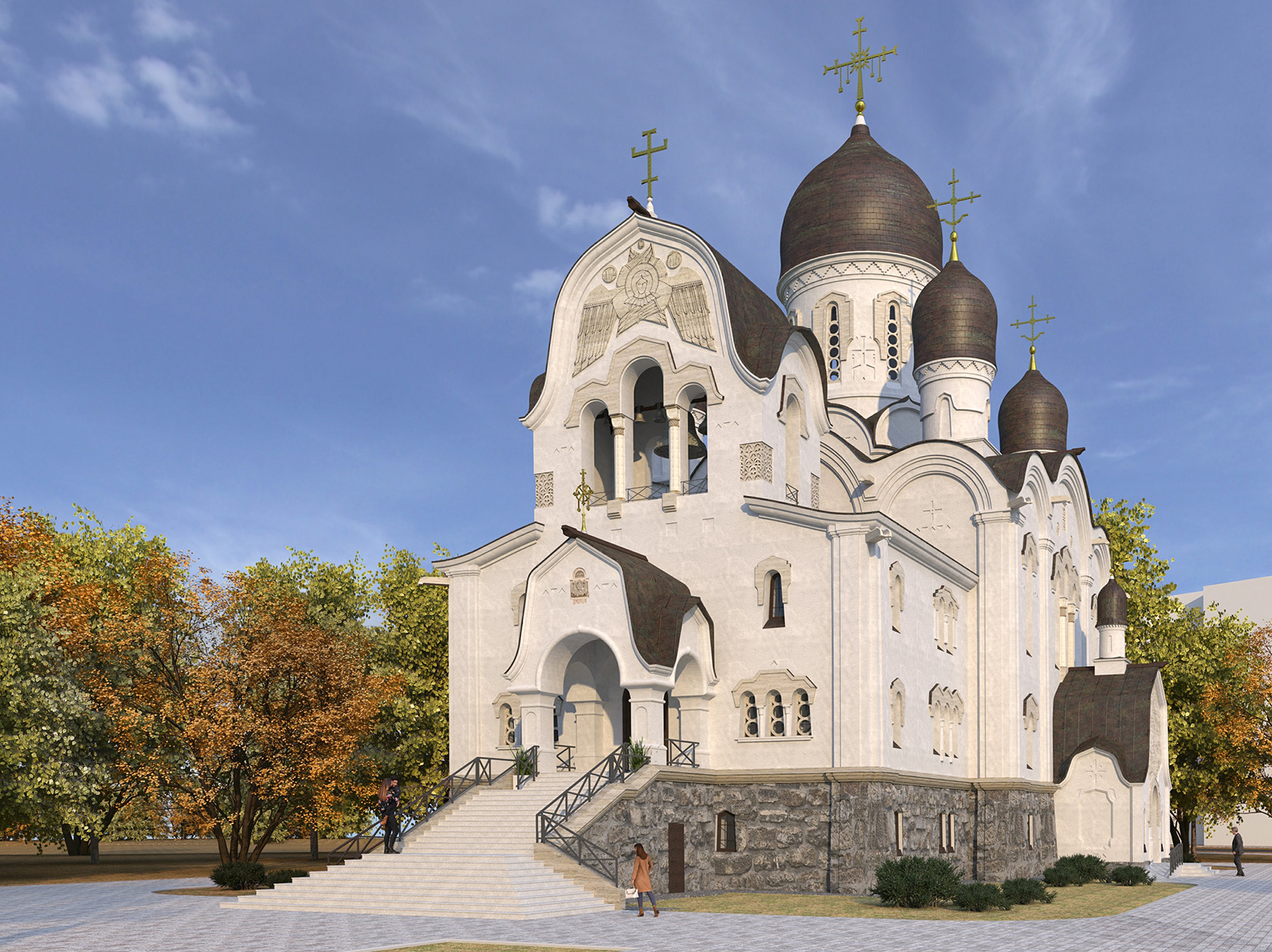 The church of the Compound of Saint Anthony of Siya Monastery in