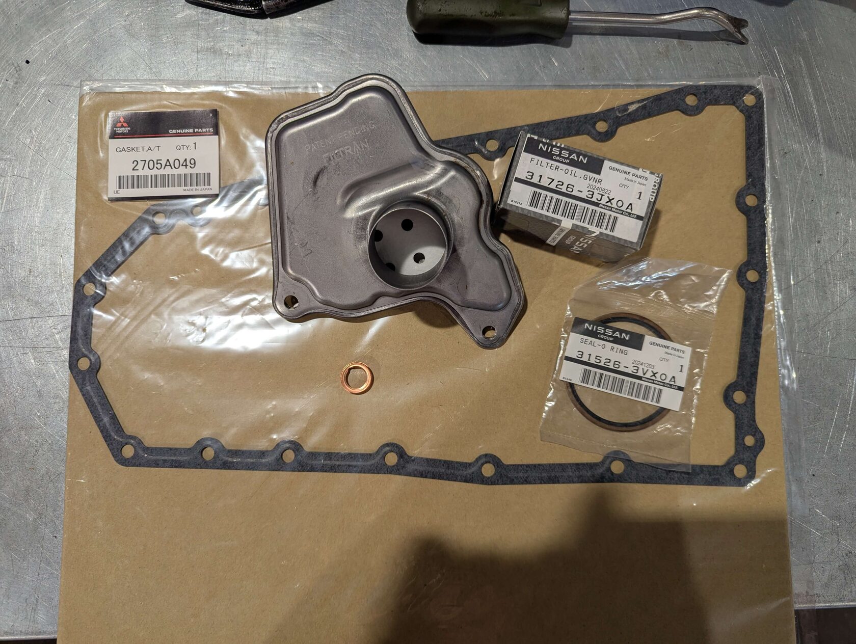 Комплектующие для вариатора Jatco JF016E