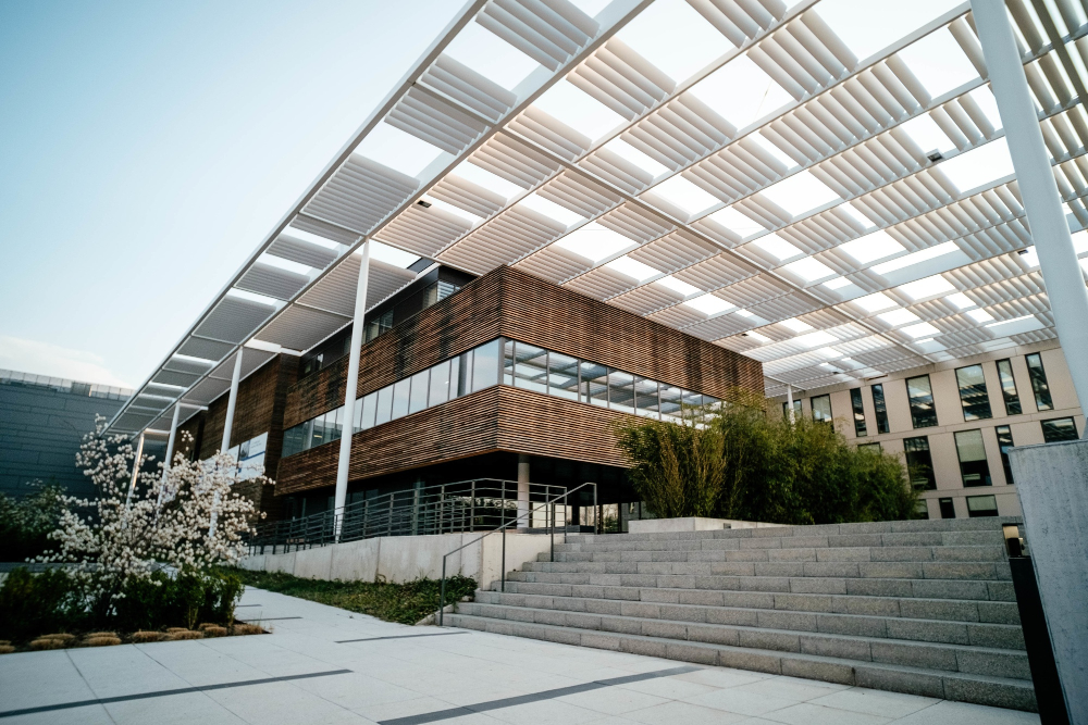 Рекреационное здание. Библиотека в Германии в виде ШРА 2018 Green! Architects.