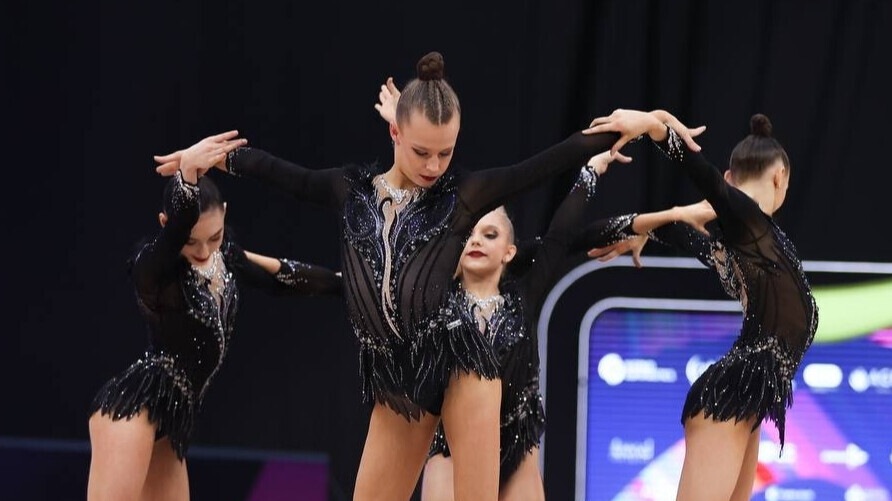 Сборная России в групповом многоборье на чемпионате Европы по художественной гимнастике 2026.