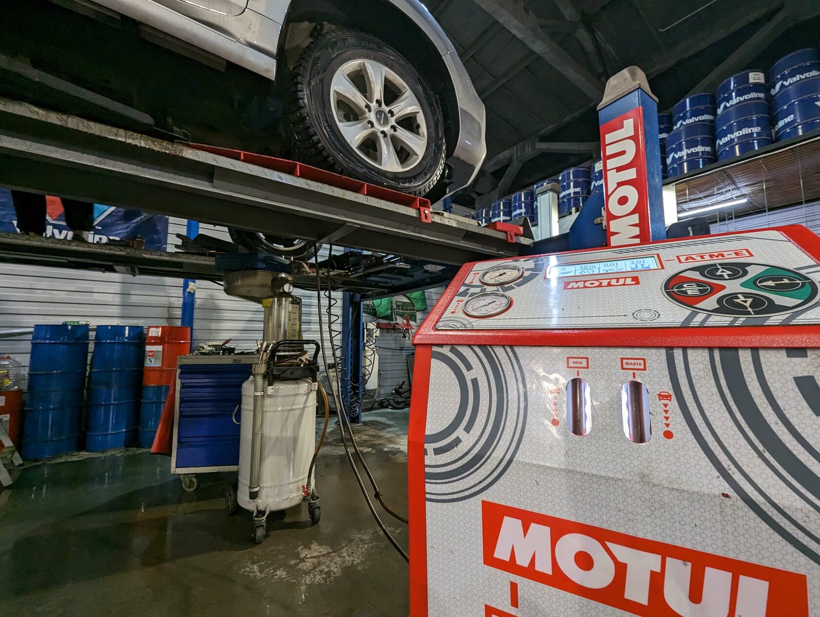 Тестовый запуск установки Motul Evo