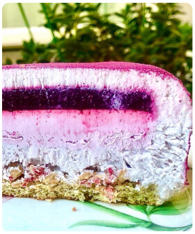 Фото разреза торта