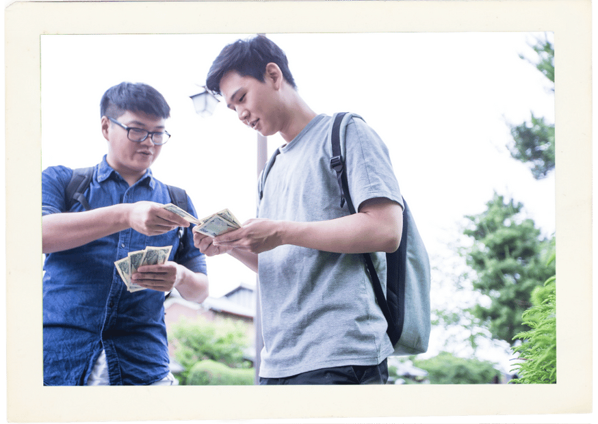 borrow money from someone
