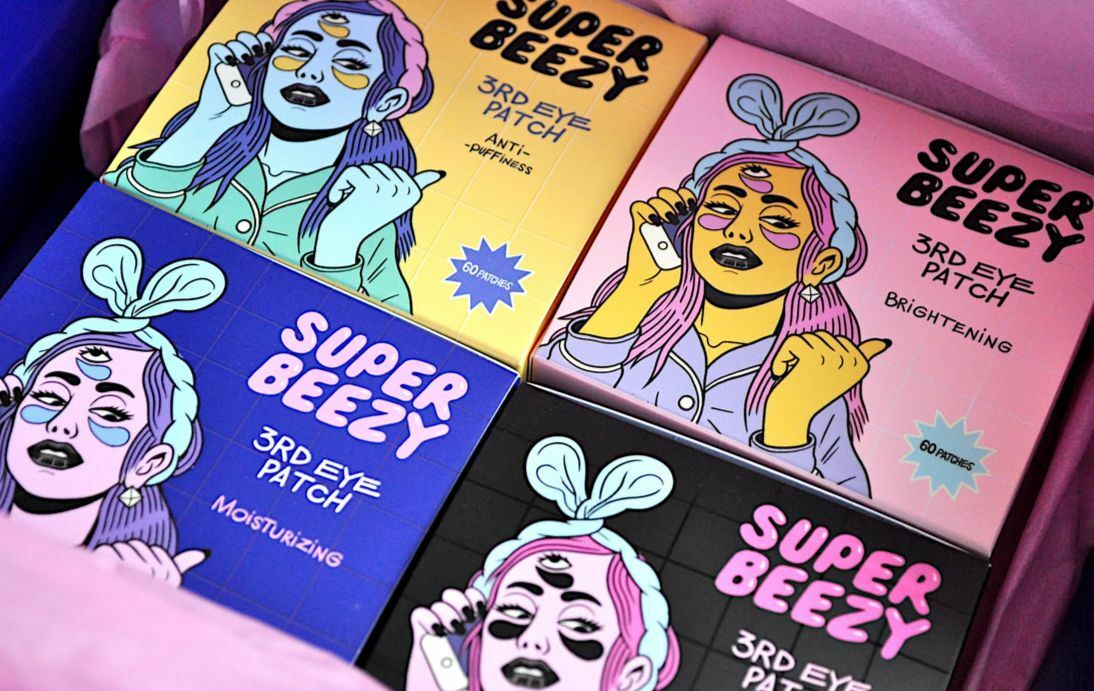 патчи для зоны вокруг глаз Super Beezy