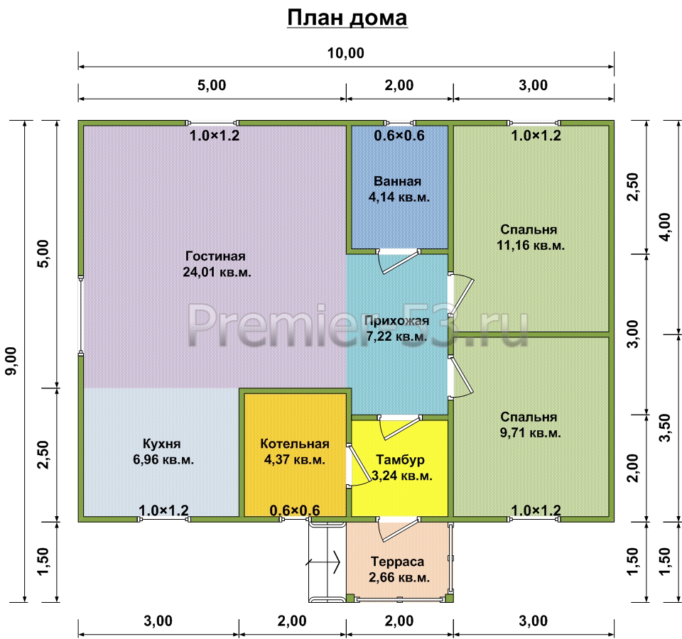 Проект дома а 104