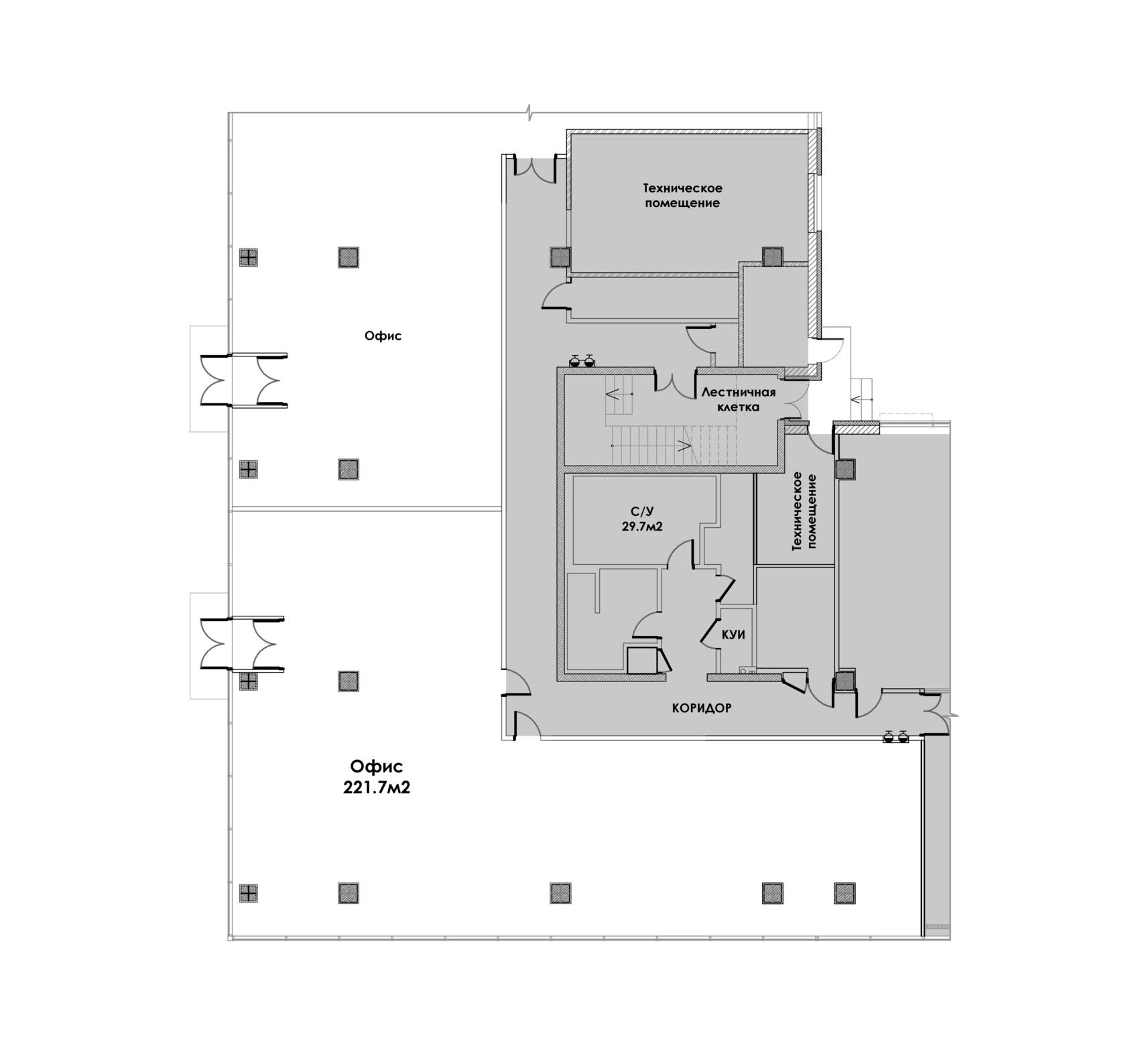 Продажа помещение под офис 221,7 м2