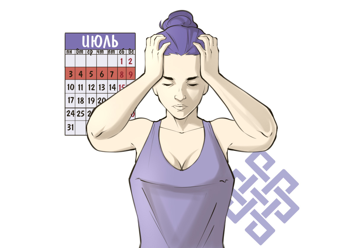 Болит голова при месячных - причины, симптомы и лечение