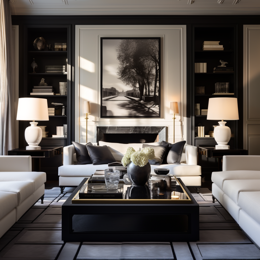 Living room interior, a studio project
