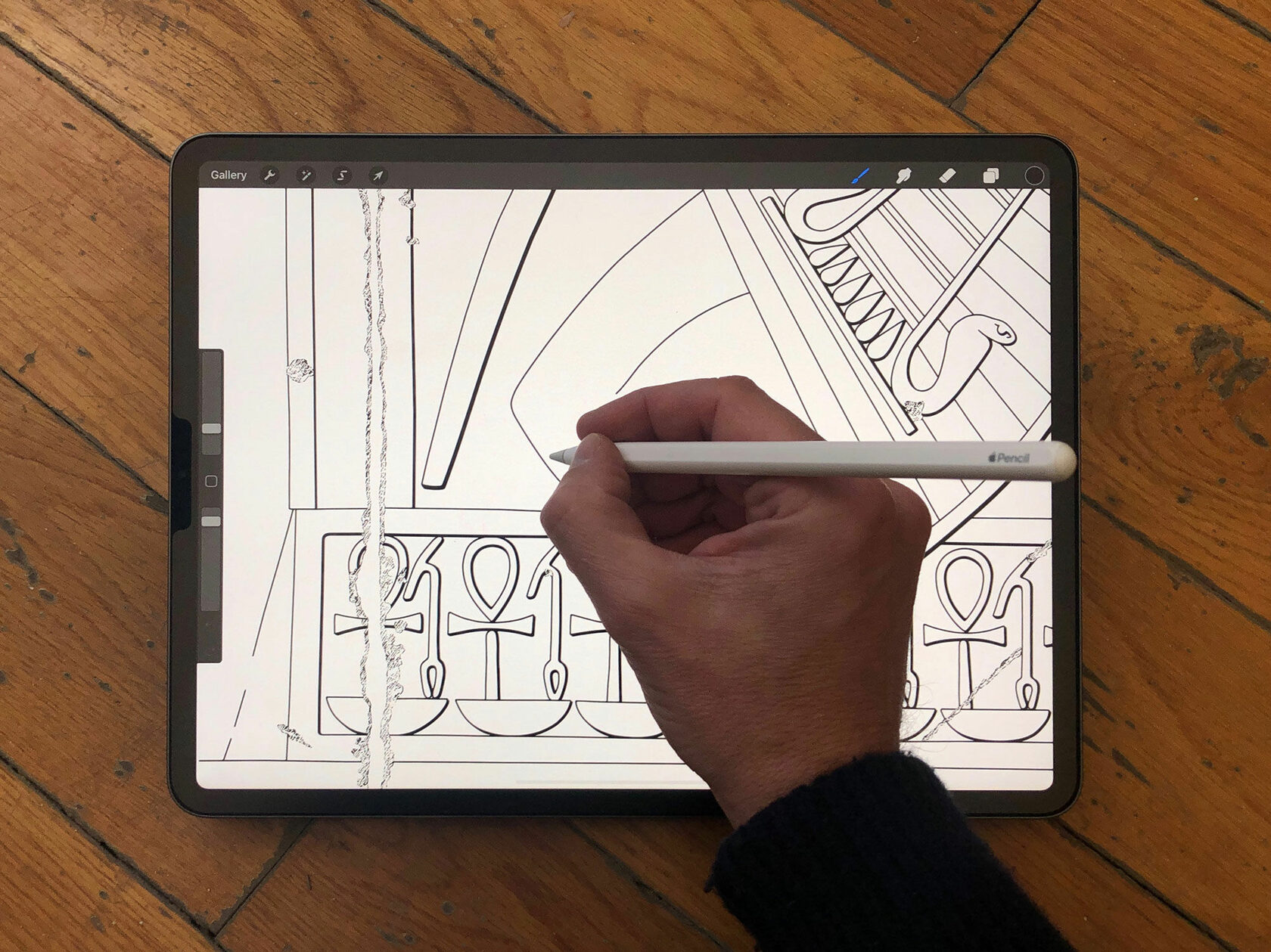 На каком ipad можно рисовать apple pencil