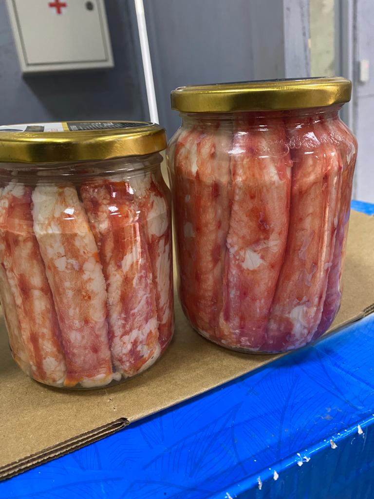 Мясо камчатского краба в банке, в собственном соку, без консервантов ...