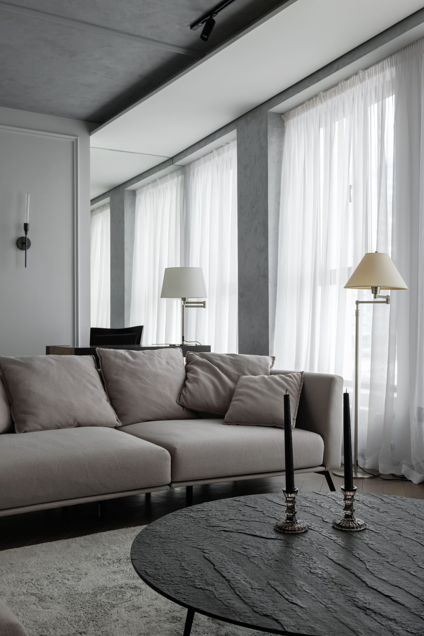 Жилой интерьер в ЖК Golden City 90 м2 | Petrov Design