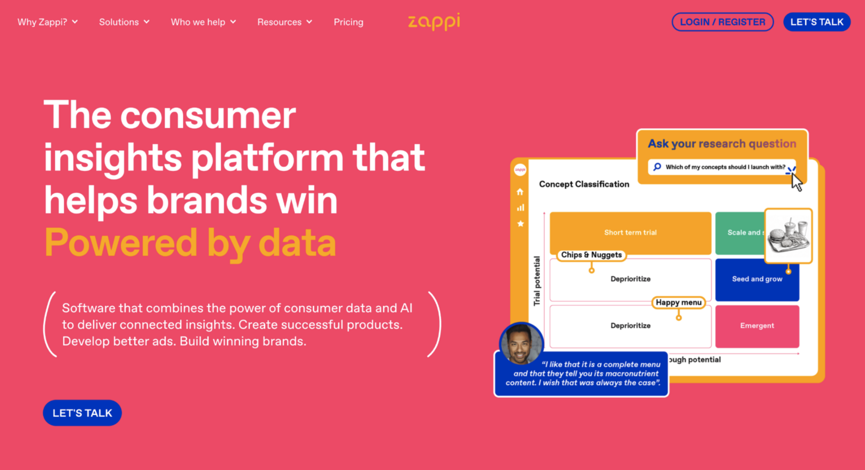 Zappi - Best for Consumer Insights and Product Development Testing