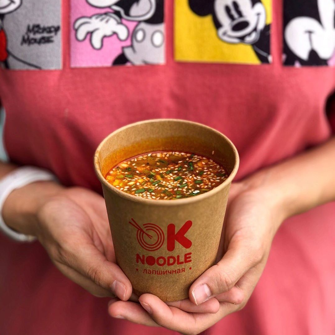 Тайский суп Том Ям, лапшичная Ok Noodle в Чебоксарах