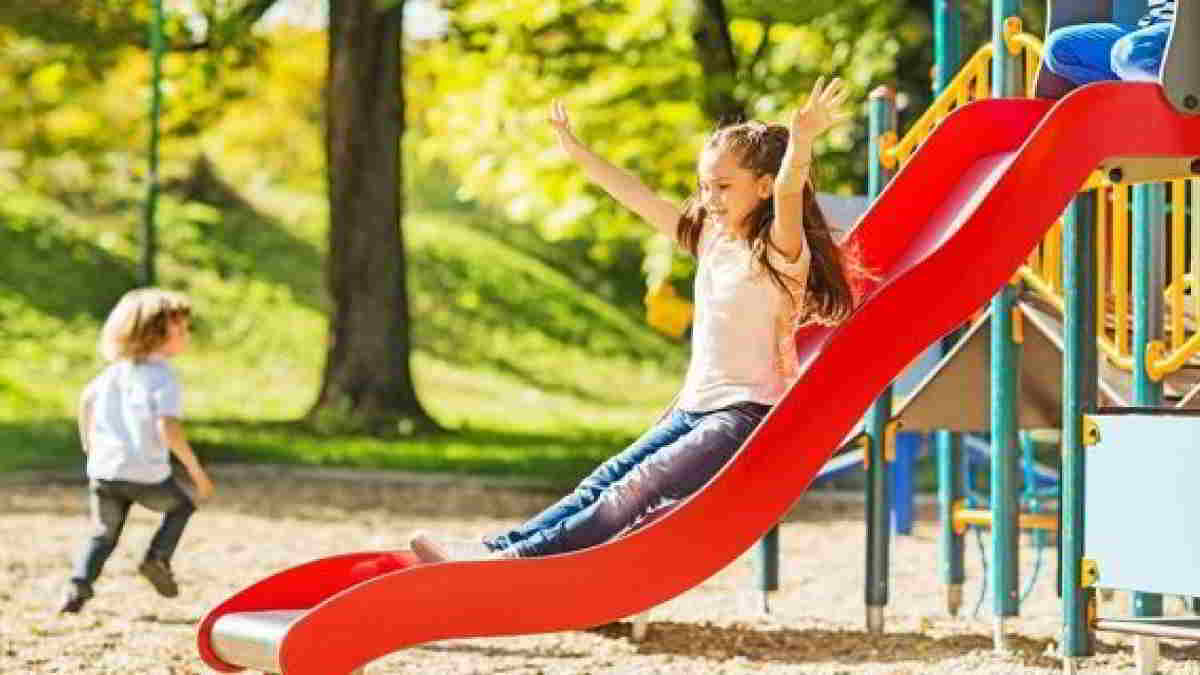 установка детские горки