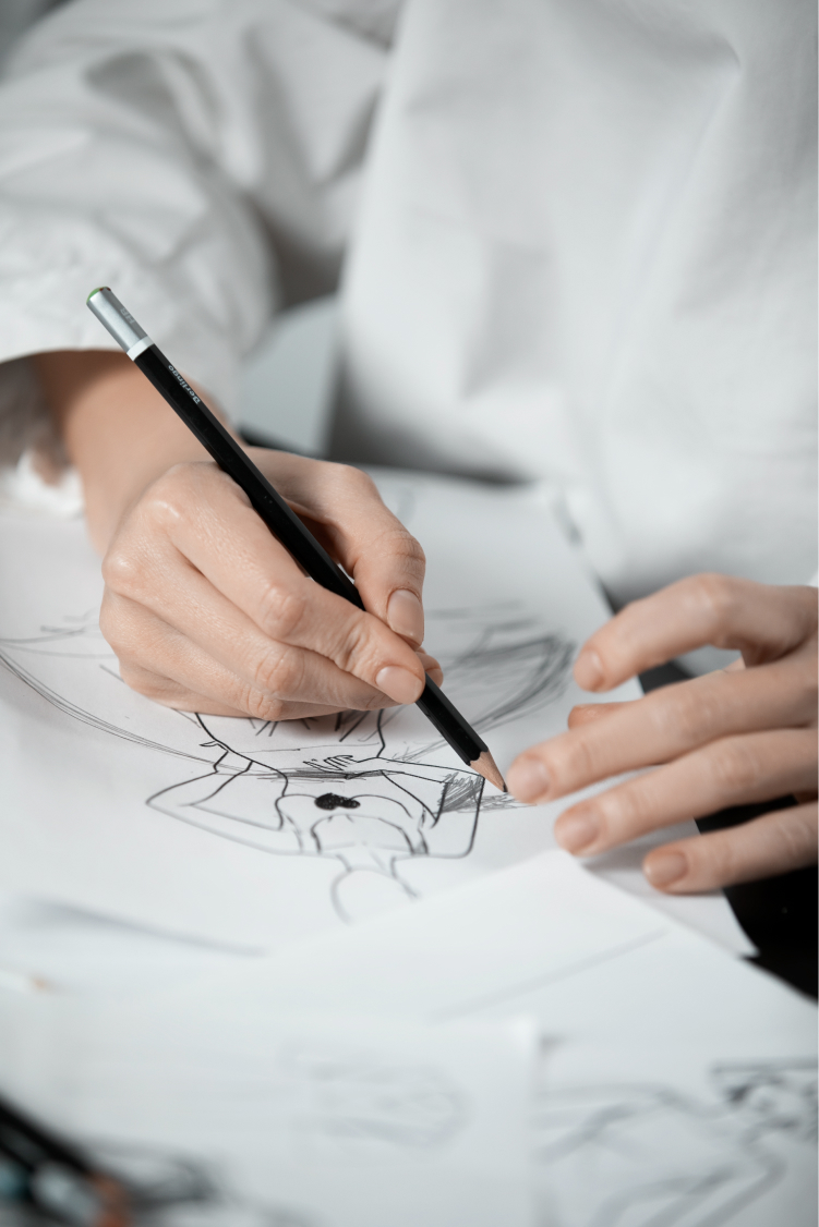 Создание женского образа дизайнером бренда Barbino Maison