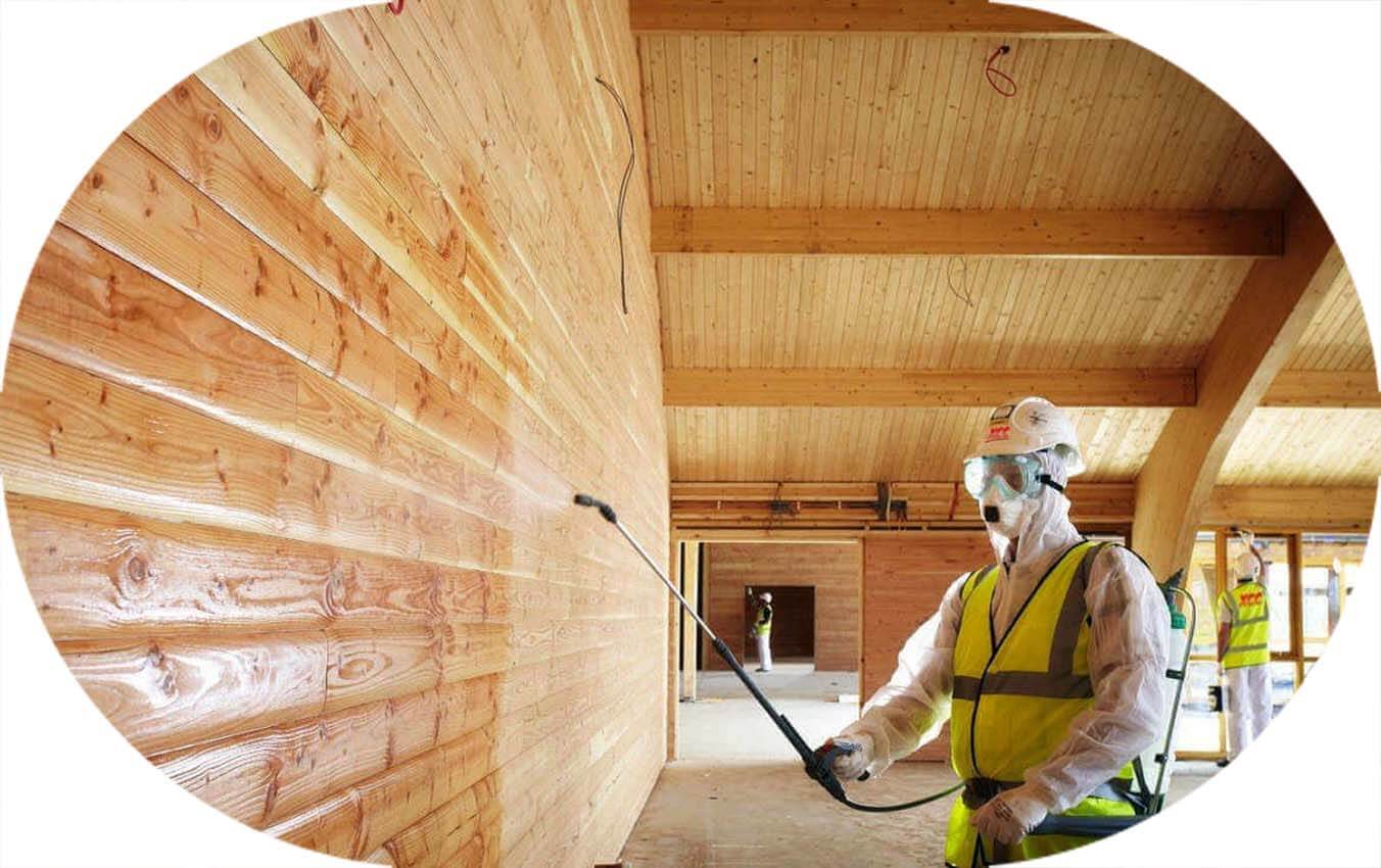 Огнезащитная обработка деревянных и металлических конструкций в Краснодаре