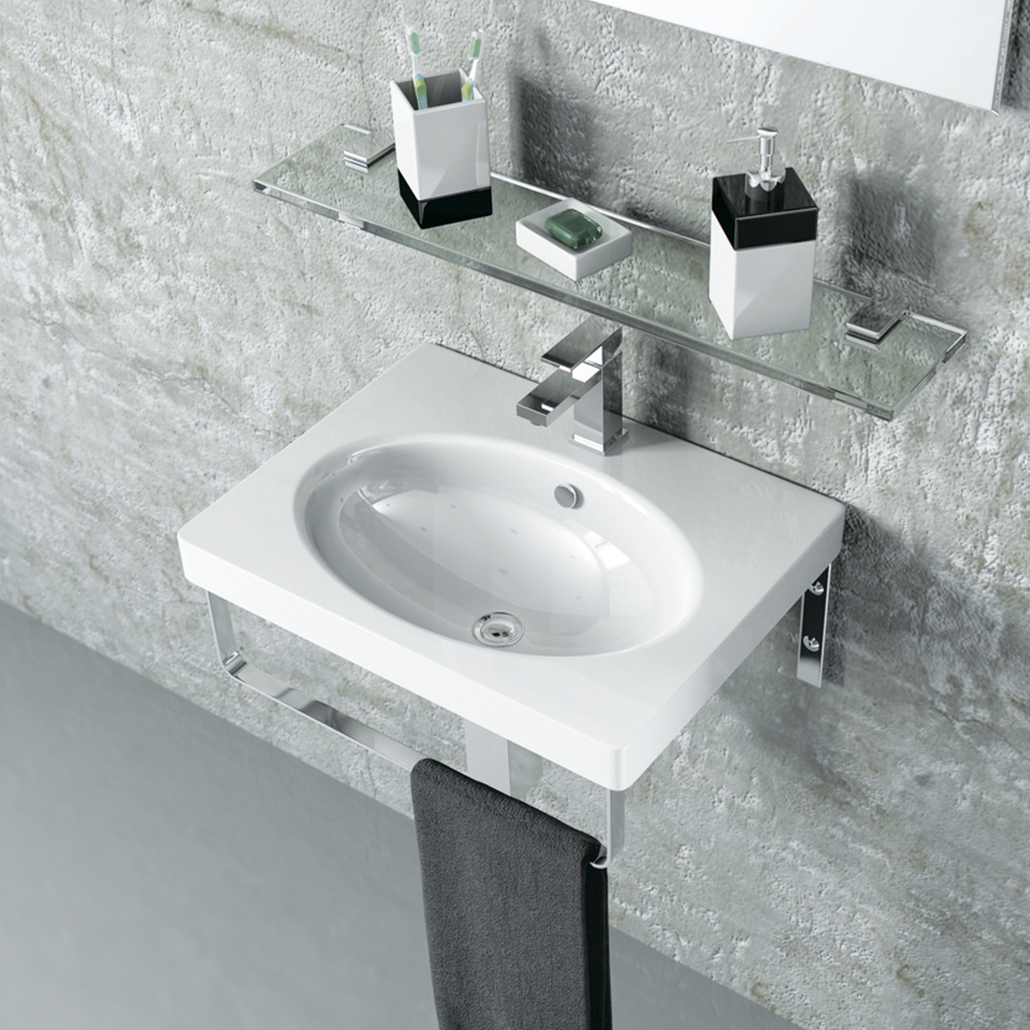 Умывальник Next 60 на кронштейнах