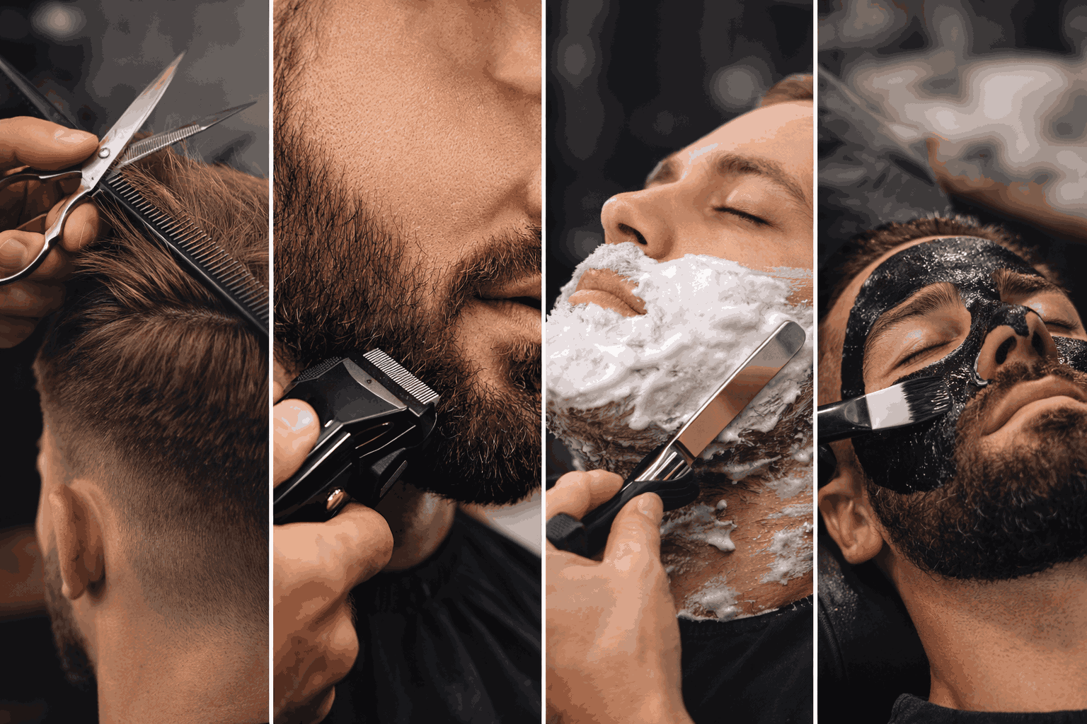 Акция на мужскую стрижку и бороду