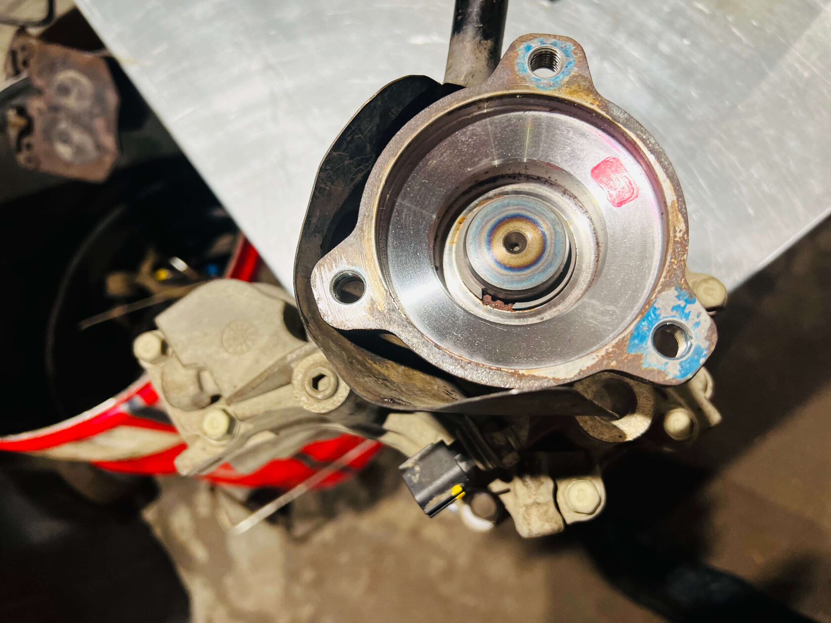 Чистка корпуса муфты