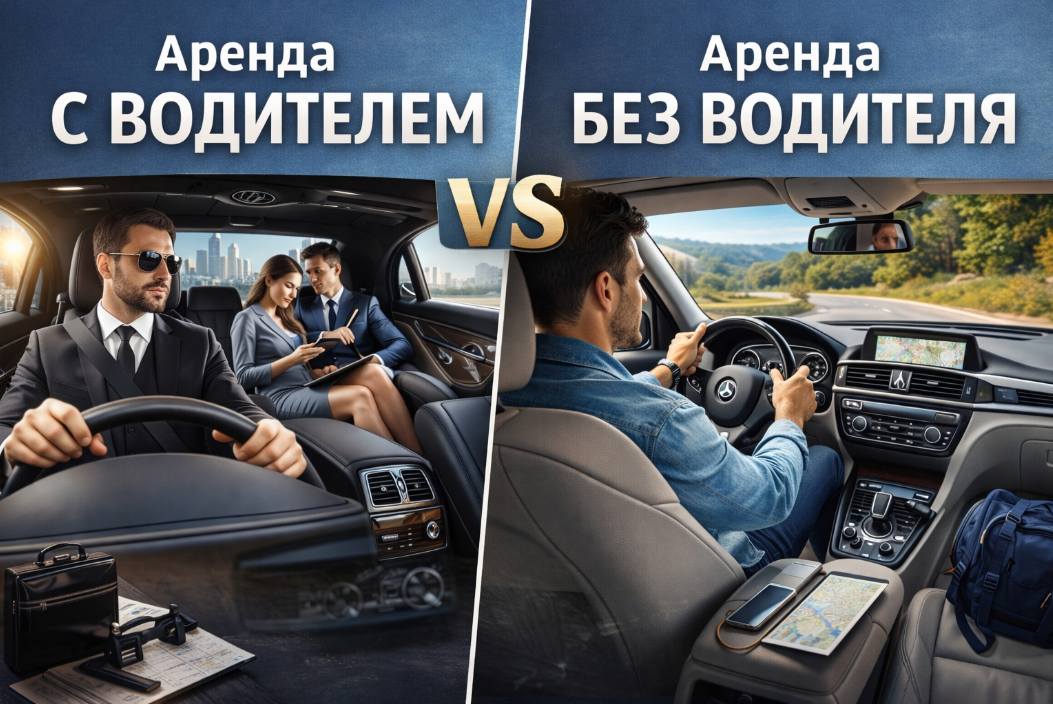 Сравнение аренды авто с водителем и без — что выгоднее и когда лучше с водителем