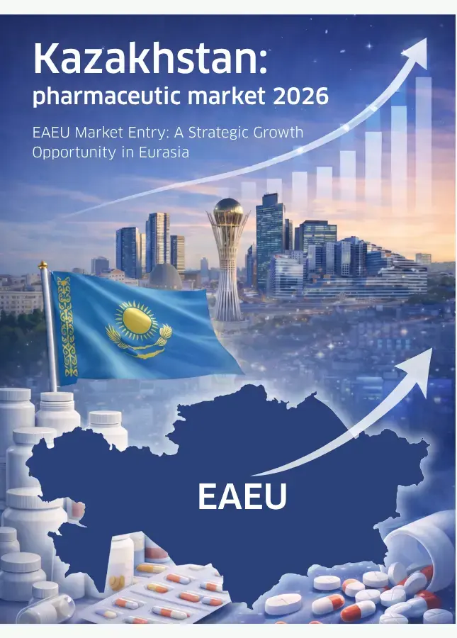 Kazakhstan pharmaceutical market growth 2026 Astana skyline and pharma industry overview
