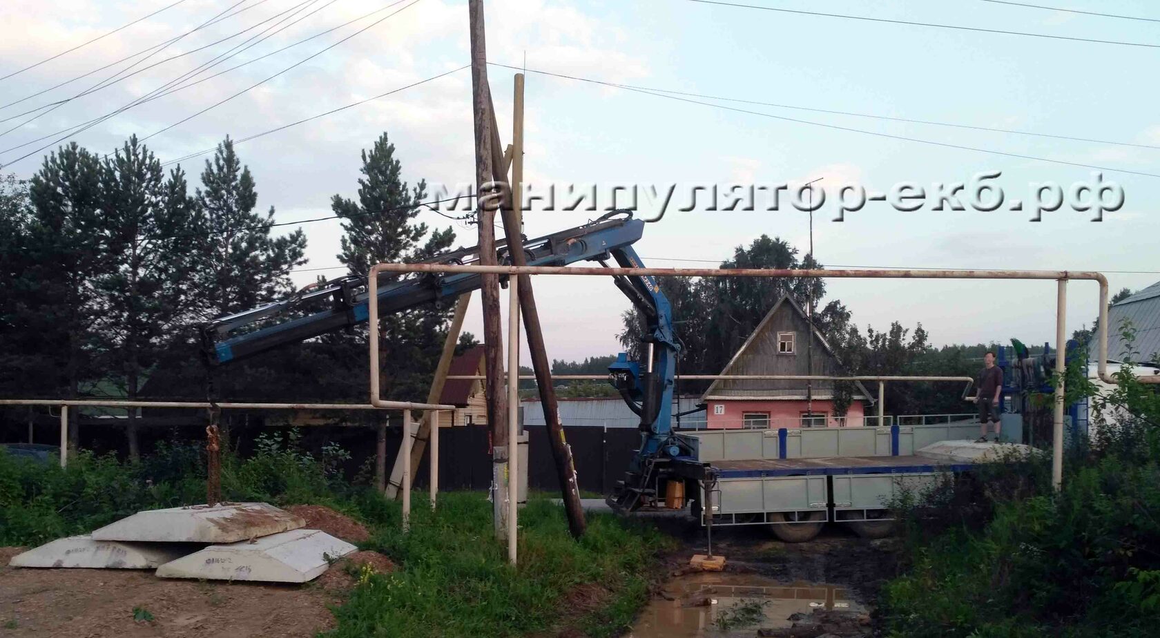 Самопогрузчик 7 10 с задней стрелой