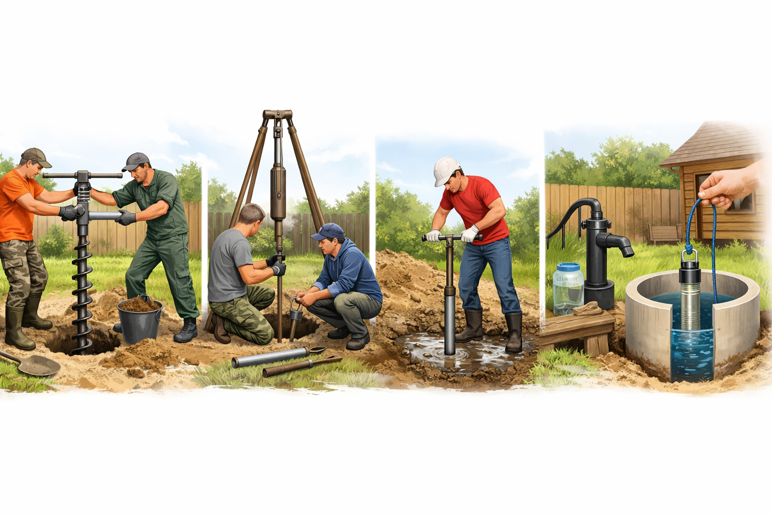 Колодец во дворе