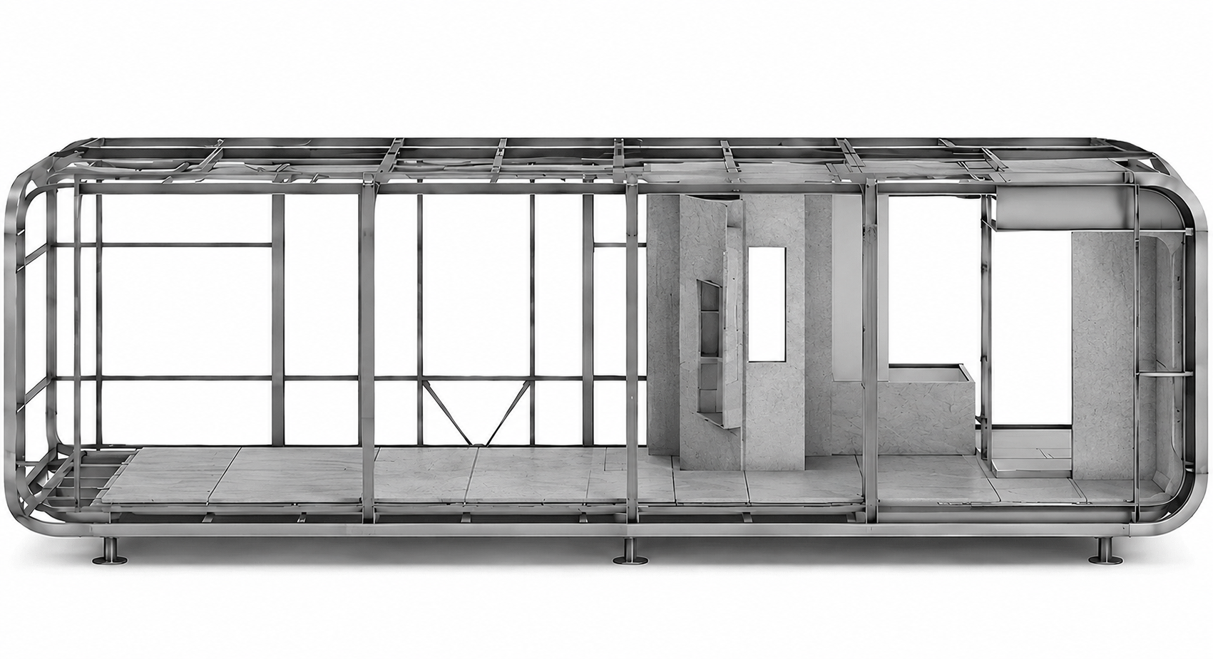 Конструкция капсульного дома FG House