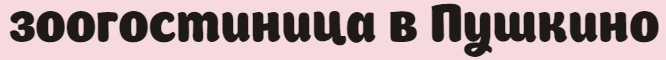 зоогостиница в Пушкино