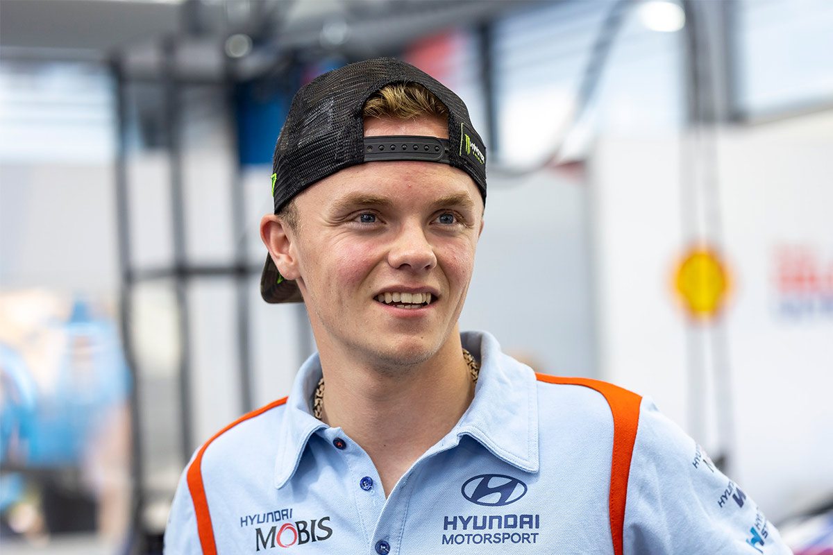 Оливер Сольберг (Hyundai Motorsport), ралли Ипр 2022