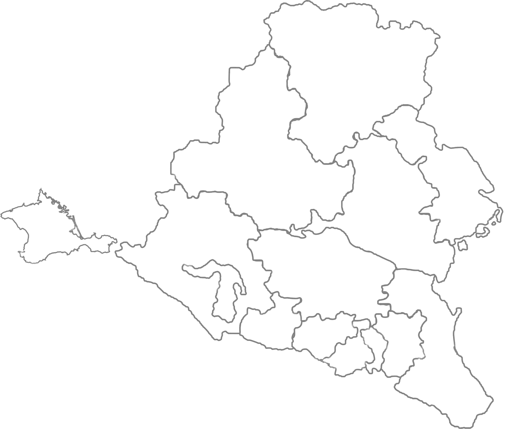 Карта региональных отделений ММОО "Молодые юристы"