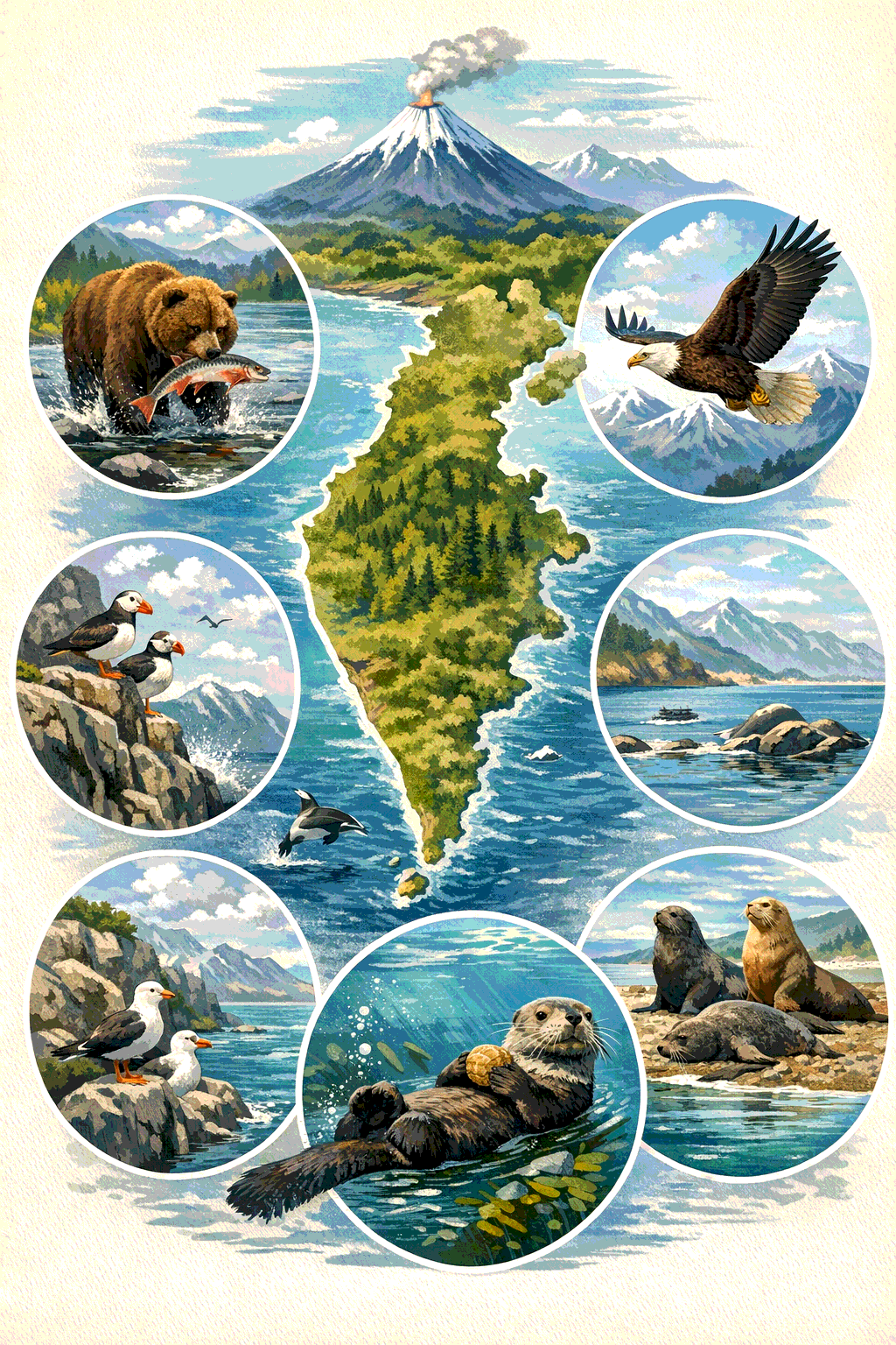 животный мир Камчатки