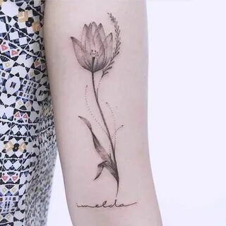 Тату тюльпан: символизм, фото и идеи татуировок
