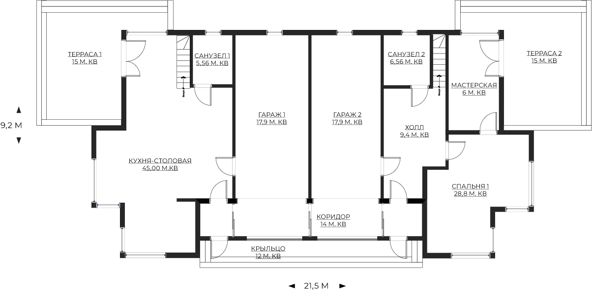 Планировка первого этажа