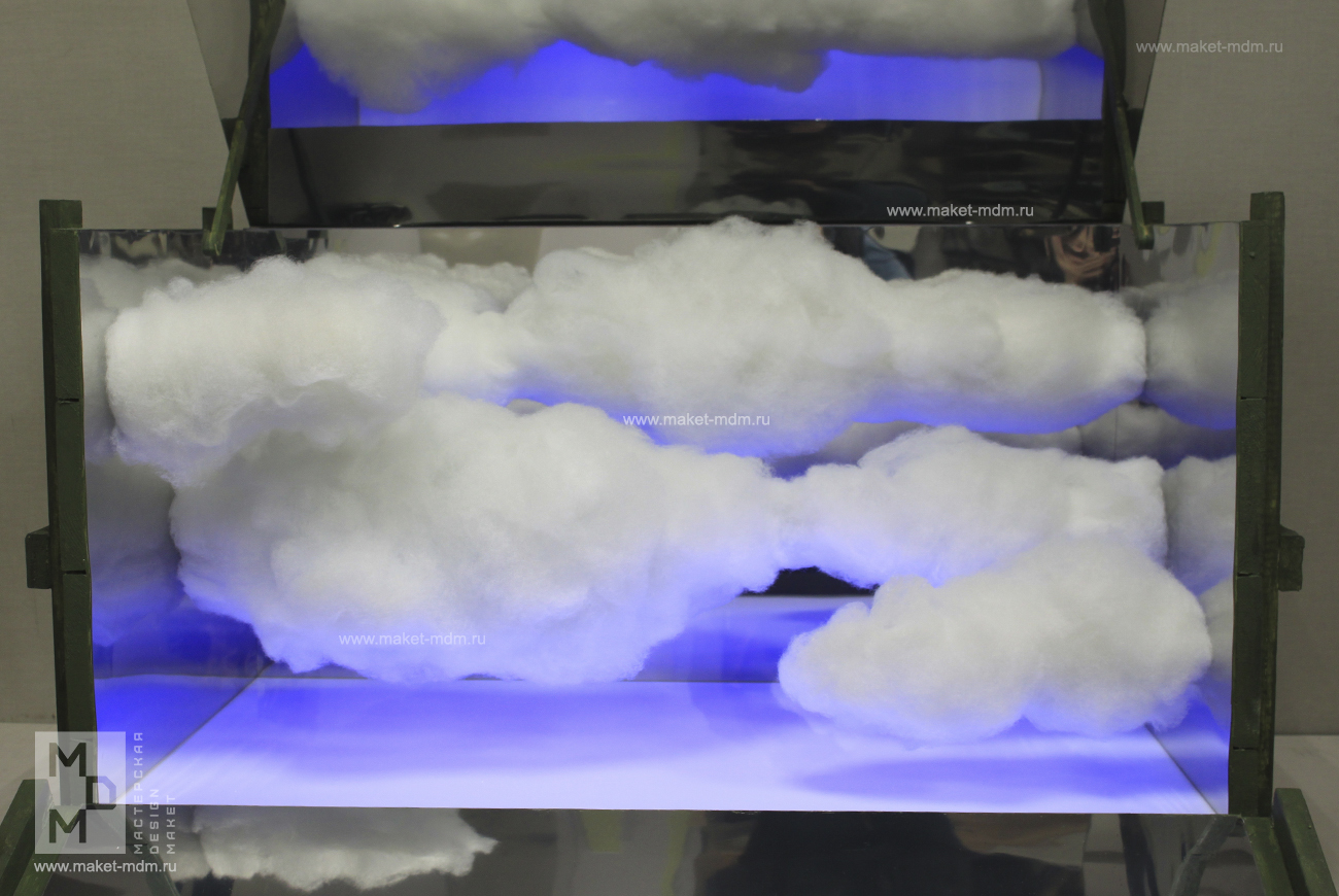 макет облачный полк ТЮЗ