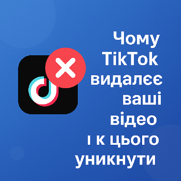 Чому TikTok видаляє відео